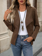 Chiara | Open Front Long Sleeve Jacket