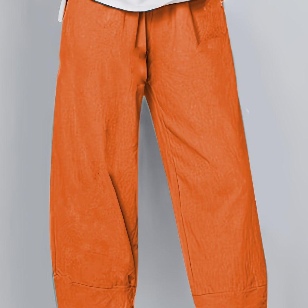 Cameron | Casual Elastic Waist Ankle Pants