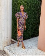 Serena | Colorful V-Neck Maxi Dress
