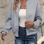 Eira | Casual Zip-Up Cardigan Jacket