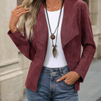 Chiara | Open Front Long Sleeve Jacket