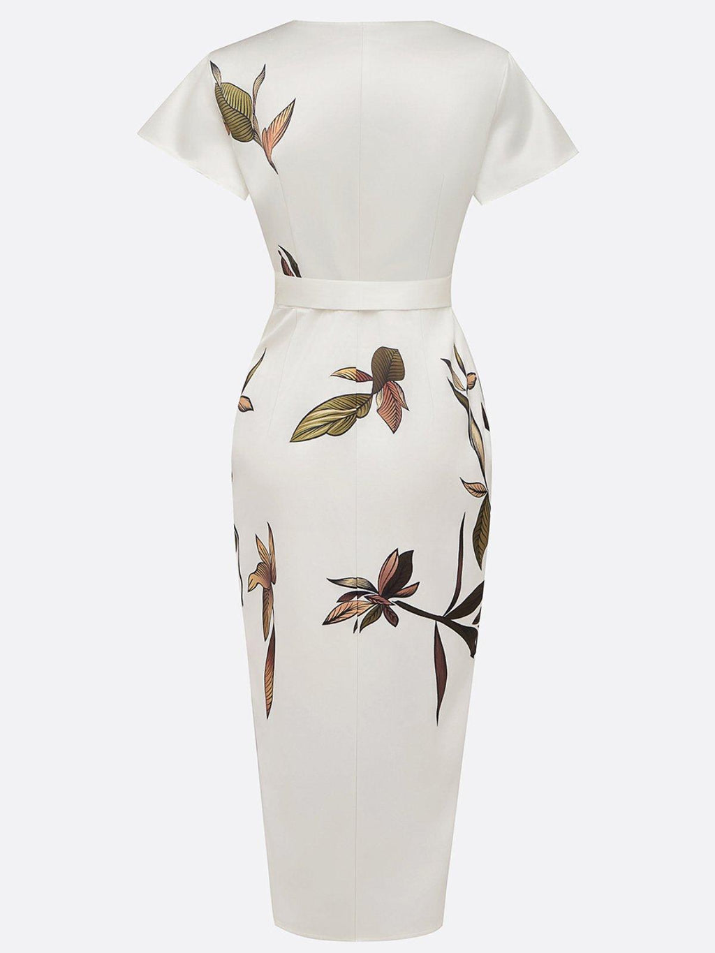 Liora | Floral Wrap Midi Dress