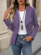 Chiara | Open Front Long Sleeve Jacket