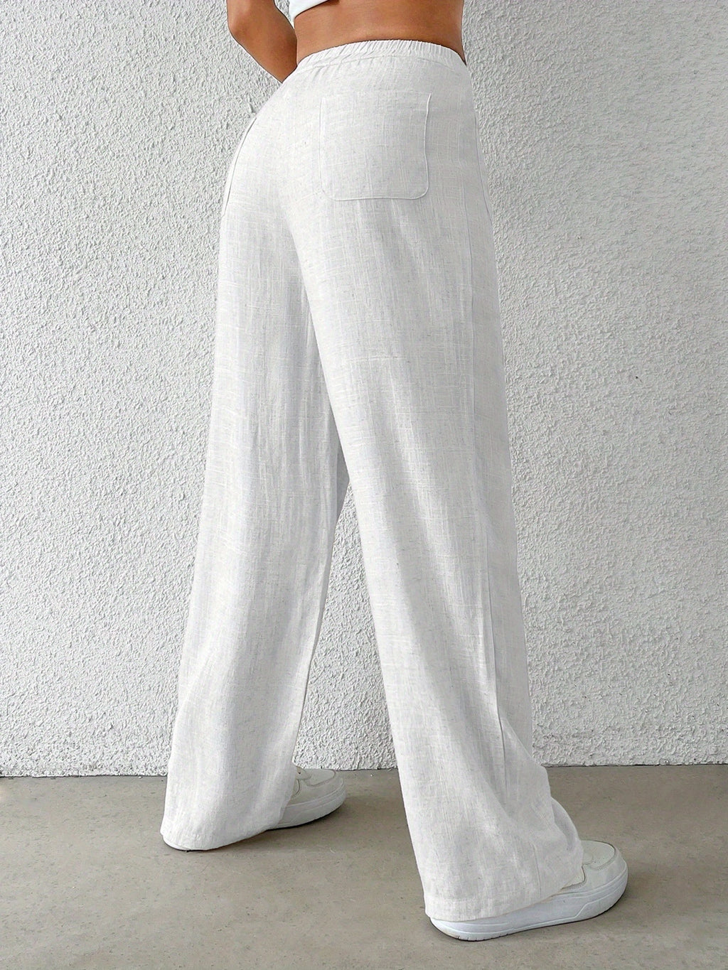 Zélie | Casual Beige Long Pants