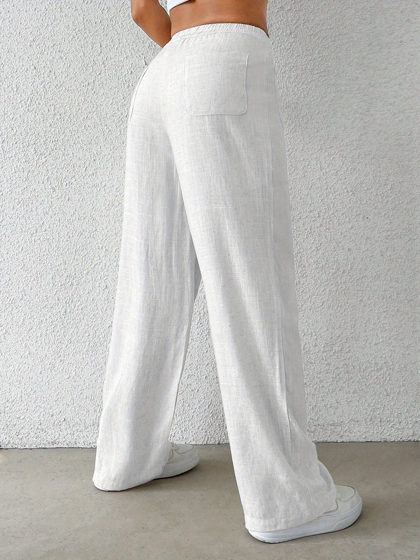Zélie | Casual Beige Long Pants
