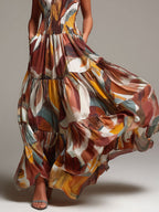 Liora | Smocked Boho Maxi Dress
