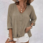 Connie | Relaxed Button-Up Blouse