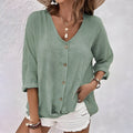Connie | Relaxed Button-Up Blouse