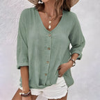 Connie | Relaxed Button-Up Blouse