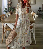 Selene | Flowy Bohemian Coverage Dress