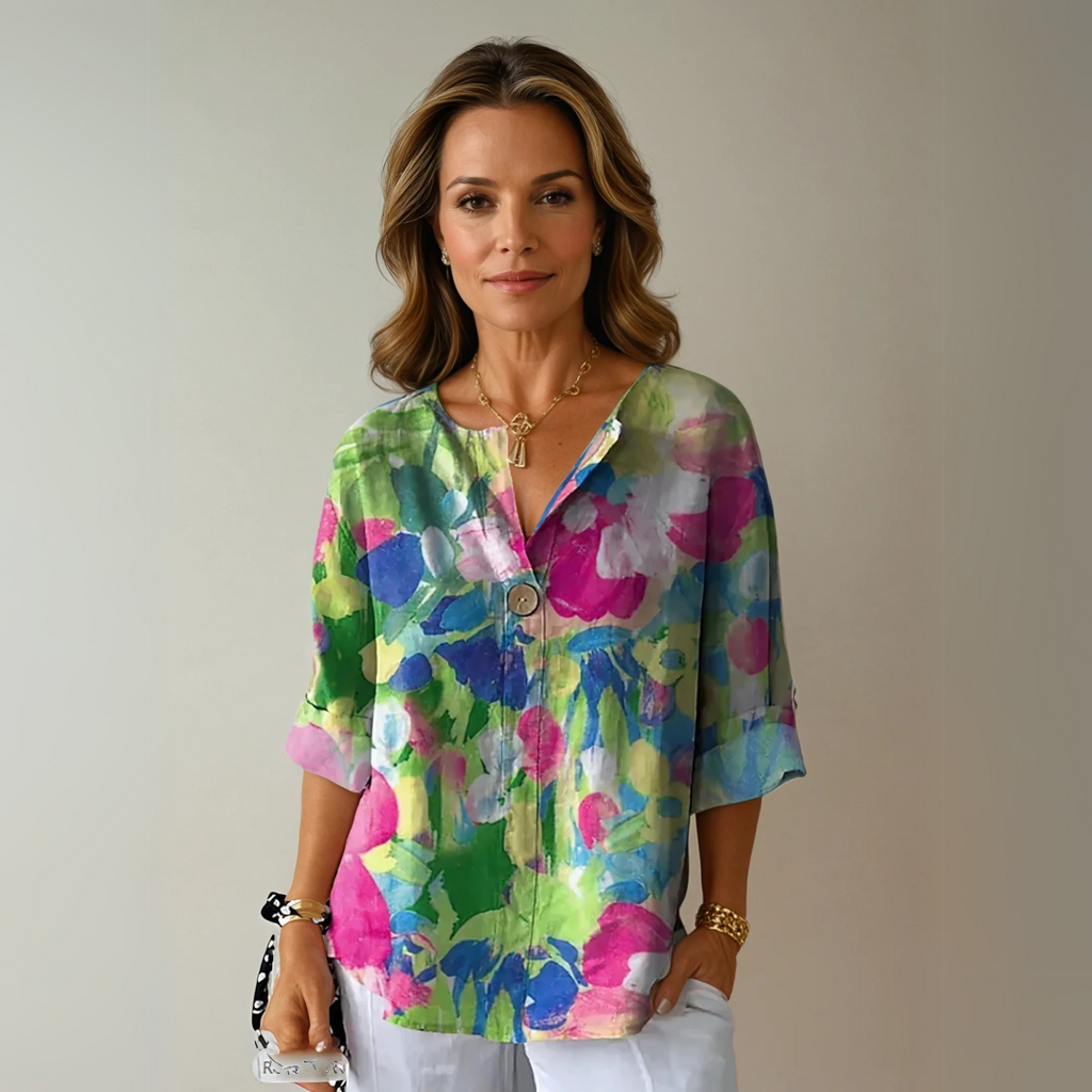Maria | Floral Print Blouse