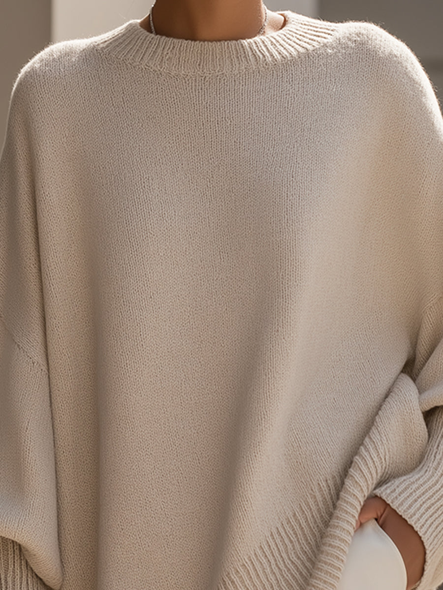 Women's Oversized Knit Sweater, product photo 14
